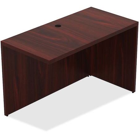 Lorell Lorell Desk Return - 47.3" x 23.6" x 30" - Mahogany - Chateau Series 34322