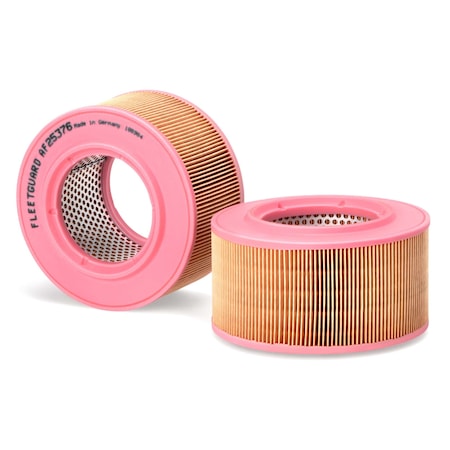 Fleetguard Automotive Air Filter, Round, 6 19/32 in L AF25376