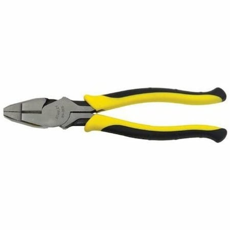 Stanley 9 3/8 in Linemans Plier High Leverage, Steel 89-865