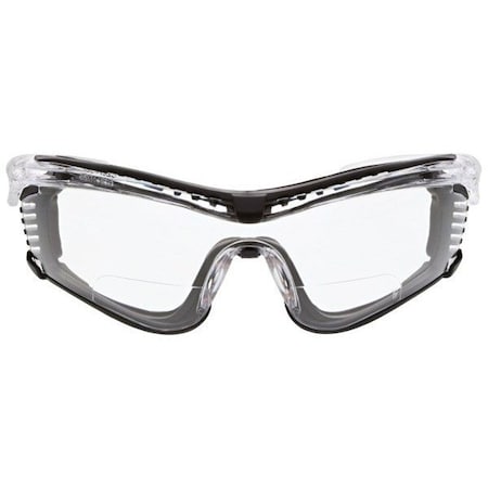 Mcr Safety Checklite(R) CL5 Bifocal Safety Glasses, Clear Wraparound Frame, 2.5 Diopter, Clear Lens, Universal CL5H25PF