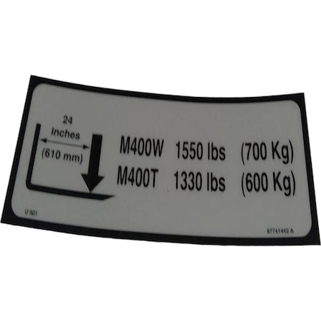 Cnh DECAL, CNH OEM 87741442 87741442