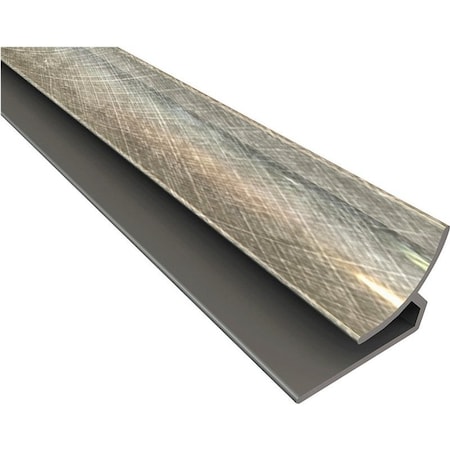 Fasade Inside Corner Trim, 18 in L, Thermoplastic, Silver 92821