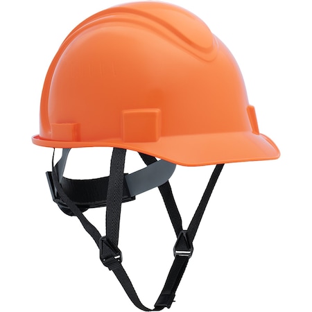 North Short Brim, Type I Non-Vented, Hard Hat w/HDPE Shell, 4-Point Textile Suspension, Wheel Ratchet Adjustm NSB20003