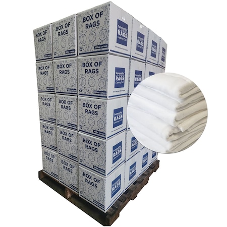 Supremeplus New Knitted Baby Diaper Rags, 720 lbs. Pallet, 72 x 10 lbs. Boxes, 72PK SP-4193