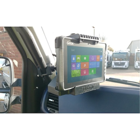 Gamber Johnson Zirkona Clamp Mount - Black Powder Coat - Anodized Aluminum, Rubber 7110-1231