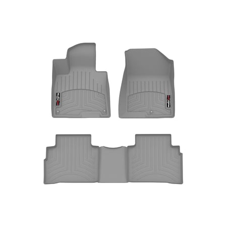 Weathertech Grey, Front and Rear Floorliners 461732-1-2