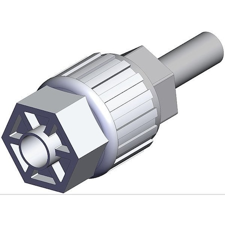 Smc High Purity Fitting, Union, PFA LQ3T3A-SB