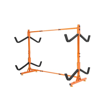 Vevor Kayak Storage Rack 4-Capacity Freestanding Kayak Stands Outdoor Storage Y08006-D4