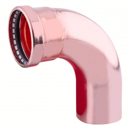Zoro Select Elbow, Copper, Press-fit 4 in, FTG 4 in 816YT7