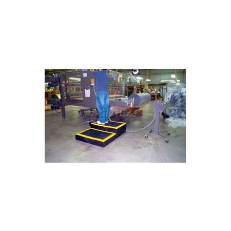 Spc Industrial Structural Plastics. Add-A-Level Stackable Platform Add-On 2-5/8in Thick 2' x 4' Black A4824A