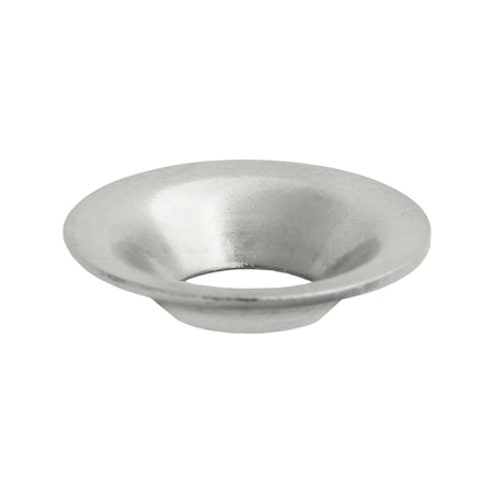 Auveco #6 Flush Brass Finishing Washer Nickel, 144PK 7137