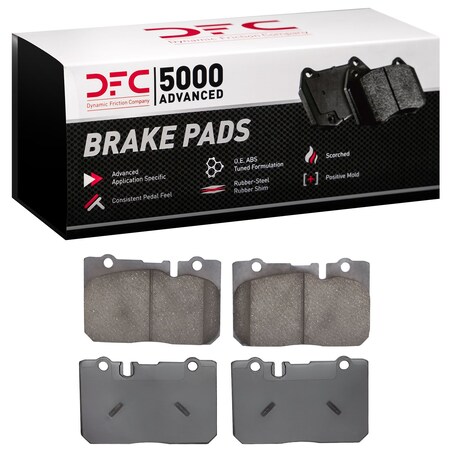 Dynamic Friction Co DFC 5000 Advanced Brake Pads - Ceramic 1551-0665-00