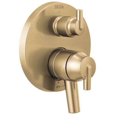 Delta Contemporary Monitor 17 Series Valve Trim with 3-Setting Integrated Diverter T27859-CZ