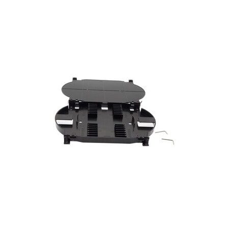 Cable Wholesale Fusion Splice Tray for 12 or 24 Fibers, Black 62F1-00201