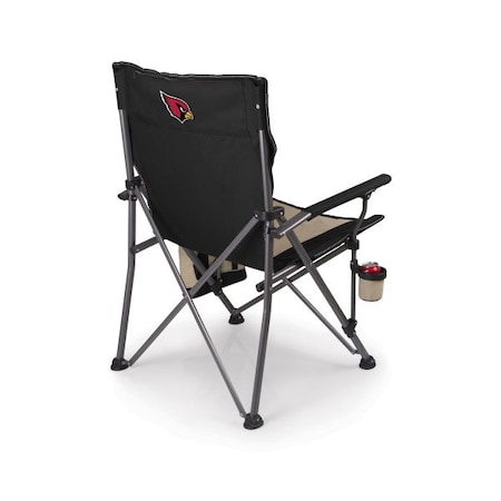 Picnic Time Family Of Brands NFL Arizona Cardinals - Logo - Big Bear XXL Camping Chair with Cooler 808-00-175-014-2