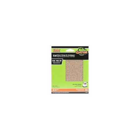 Ali Industries General-Purpose Sandpaper, Assorted-Grit, 4.5 x 5.5-In, 6PK 5036