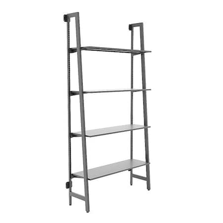 Econoco Shelving Unit, Blk, 96" H, 48" L APORMABK1