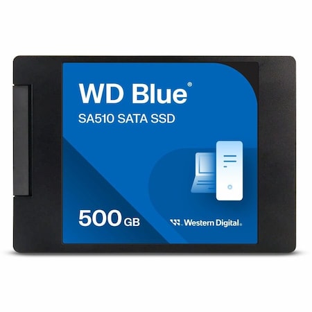 Western Digital WD Blue SA510 500GB Solid State Drive, 2.5 in. Internal, SATA WDS500G3B0A