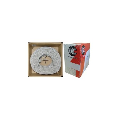 Cable Wholesale Shielded Security/Alarm Wire, Gray, 22/6 (22AWG 6 Conductor), Stranded, CMR / Inwall rated, 10K4-56212SH