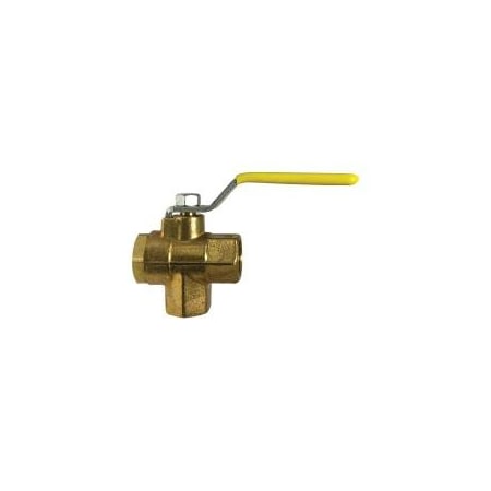 Midland Industries VALVE BALL OUT BOT 3/8IN FPT 3-WAY 5.5CV 940122