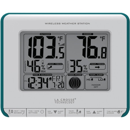 La Crosse Technology Wireless Weather Station (Blue) 308-1711BL