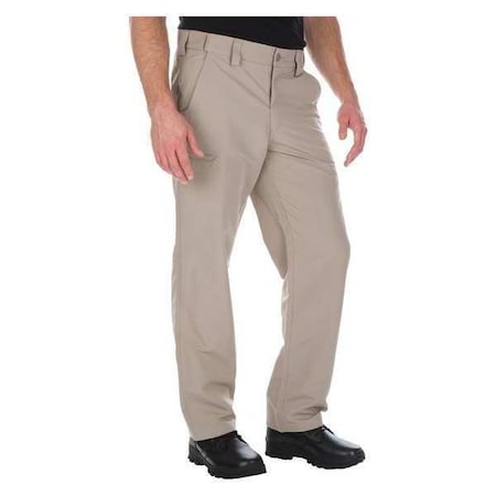 5.11 Tactical Pants, 2XL, Khaki, 100% Polyester 74461ABR-055-44-36