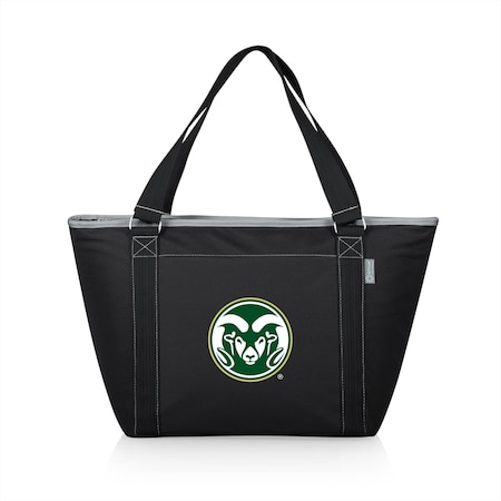 Picnic Time Family Of Brands NCAA Colorado State Rams Topanga Tote Cooler Bag - Soft Cooler Bag - Picnic Cooler, Black 619-00-175-134-0