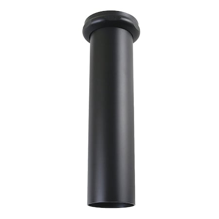 Kingston Brass 1-1/2" x 6-1/2" Brass Slip Joint Tailpiece Extension Tube, Matte Black EVT6120K