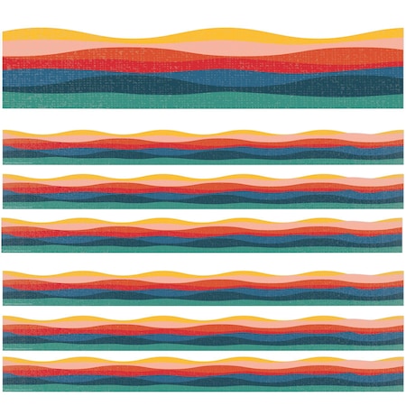 Eureka Adventurer Golden Hour Extra Wide Deco Trim, 37 Feet Per Pack, 6PK 846323