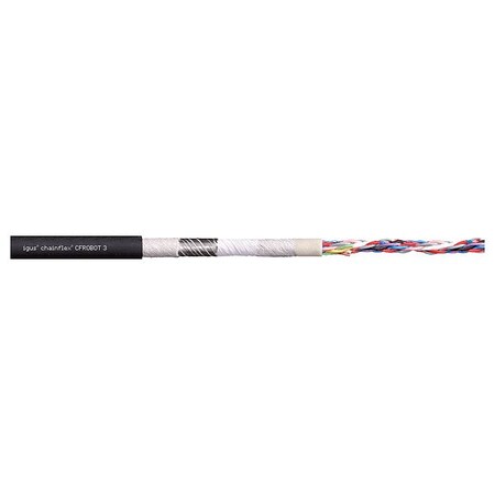 Chainflex Data Cable, 24 AWG, Blue, PUR, 300 V CFROBOT3020802