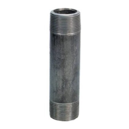 Anvil Pipe Nipple, 1/4 in, NPT, Steel, 6 in L 8700137253