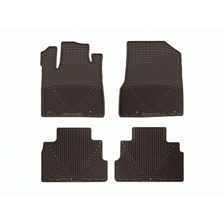 Weathertech Cocoa, Front and Rear All Weather Floor Mats W433CO-W434CO
