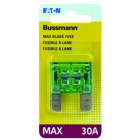 Eaton Bussmann Bussmann 30 amps MAX Green Blade Fuse, 5PK BP/MAX-30-RP
