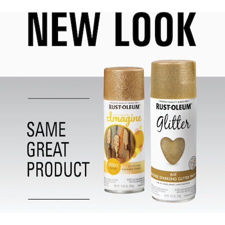 Rust-Oleum 10.25 Oz. Gold Glitter Sealer Spray Paint 301495
