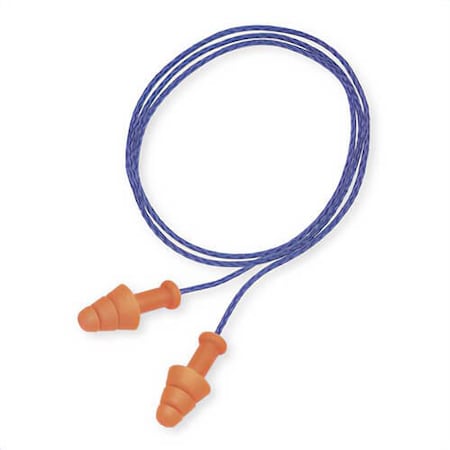 Howard Leight Howard Leight Reusable Earplugs, Corded, Universal, Multi-Use, 25 dB, Triple Flange SMF-30