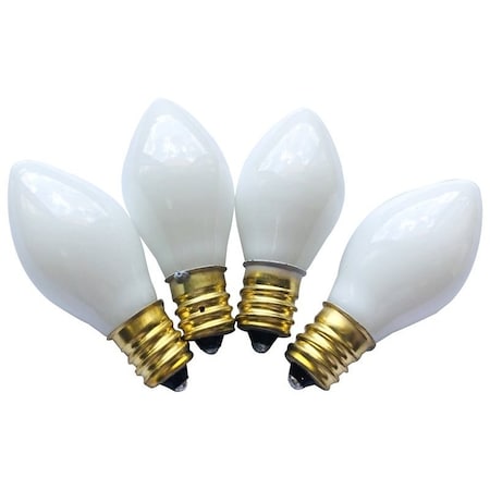 Santas Forest Replacement Bulb, 5 W, Candelabra Lamp Base, Incandescent Lamp, Ceramic White Light 19151