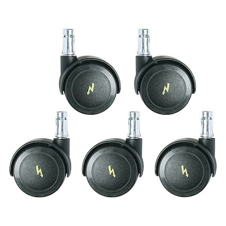 Bevco ESD Casters resist rolling when chair is IBCS-ESD