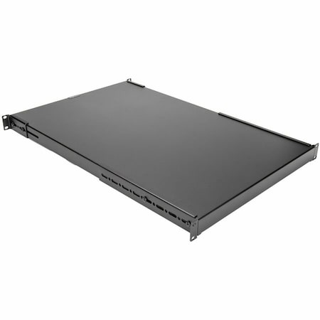 Rocstor 1U UNIVERSAL ADJUSTABLE MOUNTING DEPTH STEEL RACK SHELF - 265LBS (120KG) MAX WEI Y10E077-B1