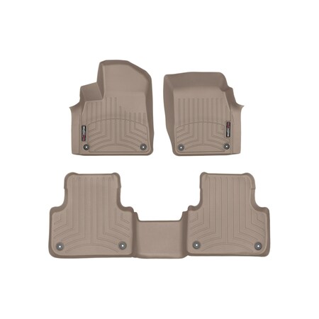 Weathertech Tan, Front and Rear Floorliners 4516451-4513542