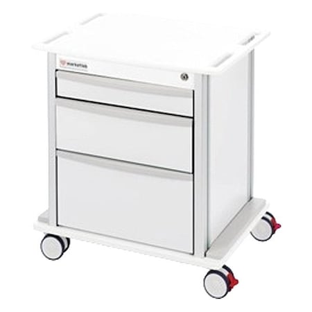 Marketlab Compact Medical Supply Cart, 25 in H 19689