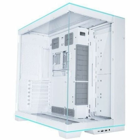 Lian Li Lian-Li  2 x 3.5 in. HDD or 2.5 in. SSD Full Tower Case, White O11DERGBW