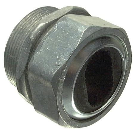Halex Service Entrance Watertight Connector, 1/2 in Hub, Threaded, Zinc, 1/BAG 90661