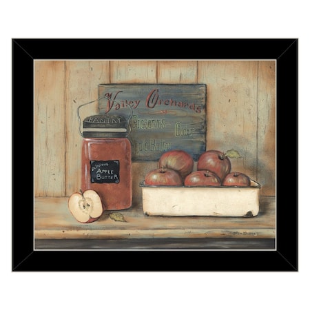 Homeroots Apple Butter 4 Black Framed Print Wall Art 415287