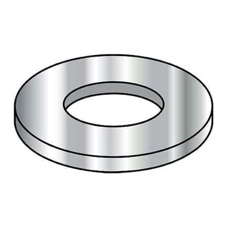 Zoro Select No. 3 Nas620 Flat Washer S/S Stainless Steel, 10000Pk NAS620-C3