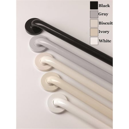 Back2Basics 36 in. Contractor Series Ivory Grab Bar BA2640185