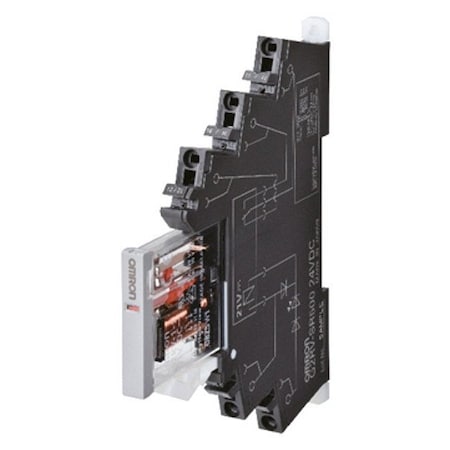 Omron DIN Rail, Slim General Purpose Relay, 6 A, Spring Terminal G2RV-ST500 AC100