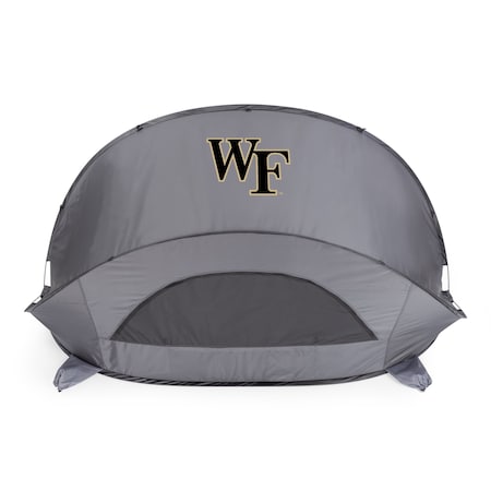 Picnic Time Family Of Brands NCAA Wake Forest Demon Deacons Manta Portable Beach Tent - Pop Up Tent 113-00-105-614-0