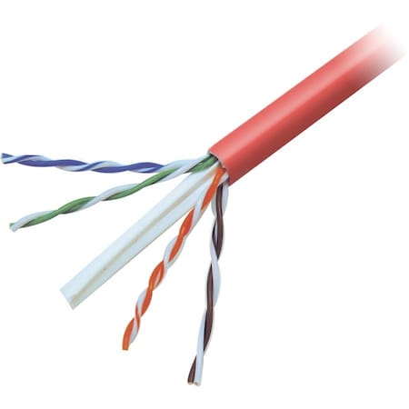 Belkin NETWORK CABLE - RJ45 - RJ45 - UNSHIELDED TWISTED PAIR UTP - 1000FEET - RED A7L704-1000-RED
