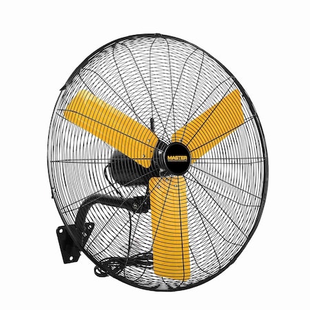 Master MountedFan, Yellow, 24inDia, Steel, 3Blade MAC-24WOSC