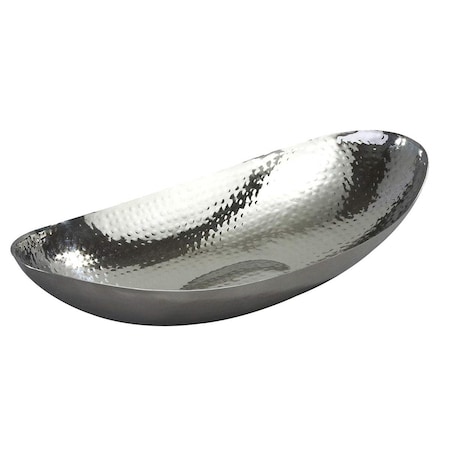 Auric 13.5 x 7 in. Oval Hammered Bowl AU912239